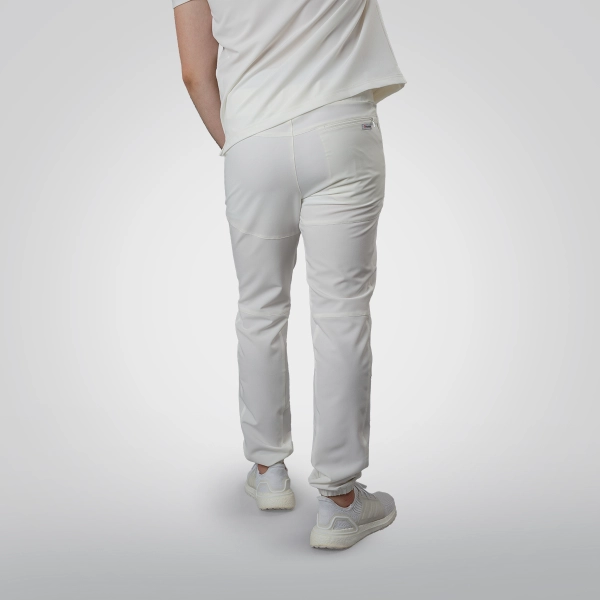 Pantaloni medicali albi bărbați Hunter