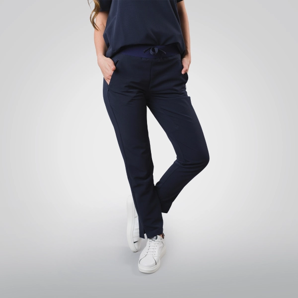 Pantaloni medicali bleumarin de damă Jex-Blake