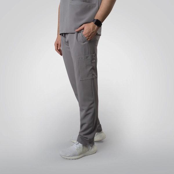 Pantaloni medicali gri bărbați Harvey