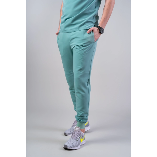 Pantaloni medicali verzi bărbați Hooke