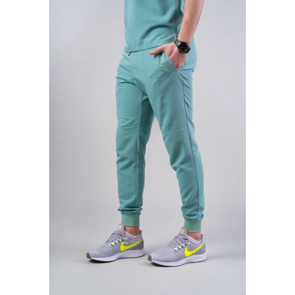 Pantaloni medicali verzi bărbați Hooke