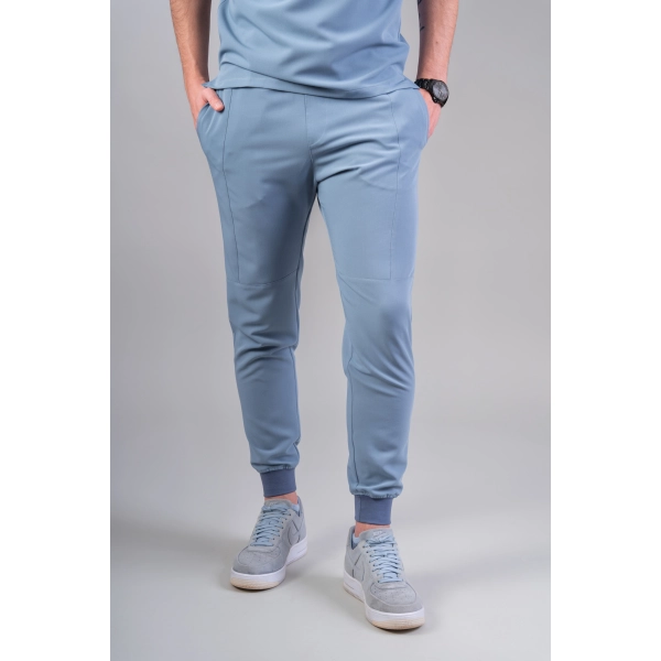 Pantaloni medicali bleu bărbați Hooke