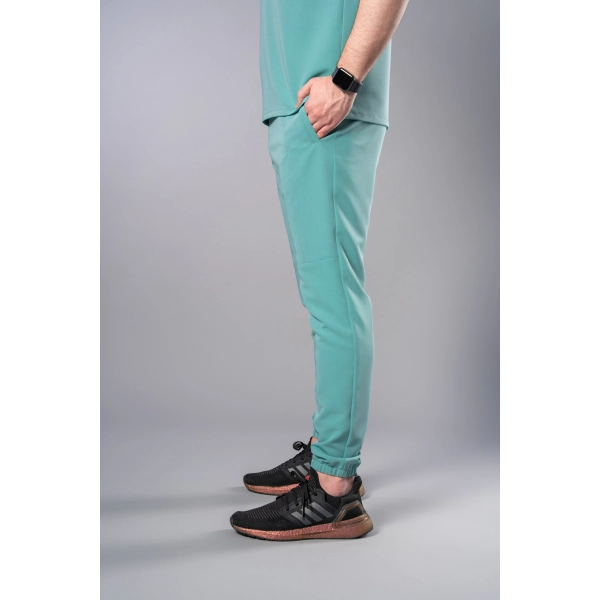 Pantaloni medicali verzi bărbați Obi