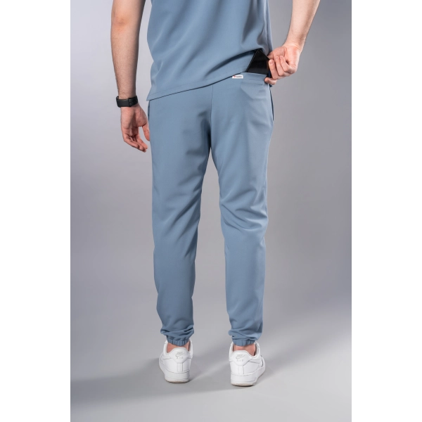 Pantaloni medicali bleu bărbați Obi