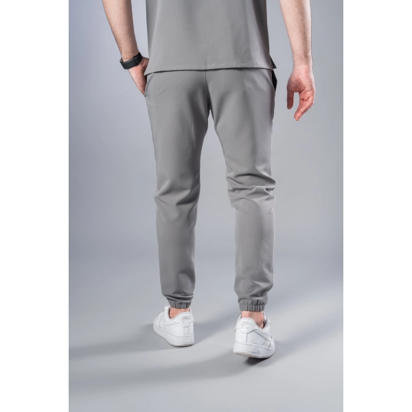 Pantaloni medicali gri bărbați Obi