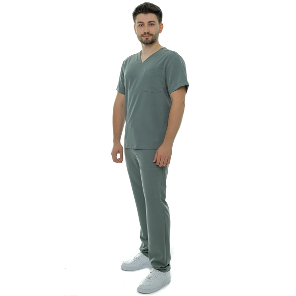 Costum medical gri bărbați Hess