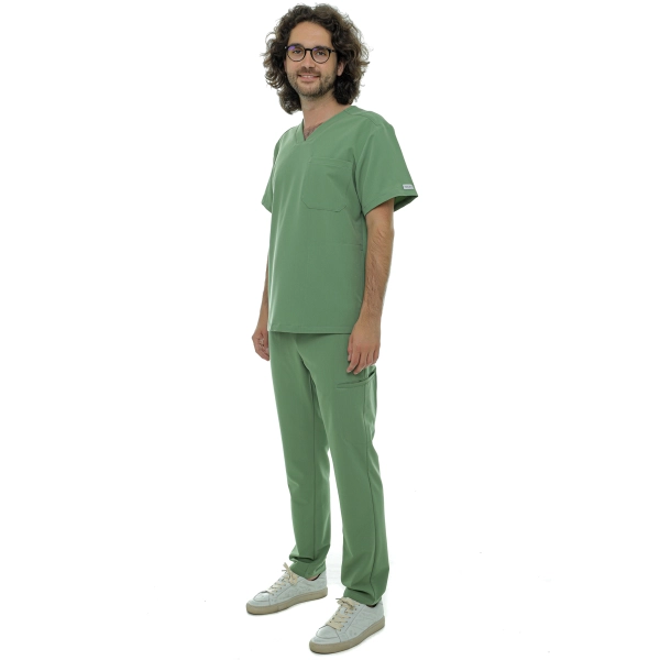 Costum medical verde bărbați Hess