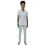 Costum medical alb optic de damă Elion thumbnail