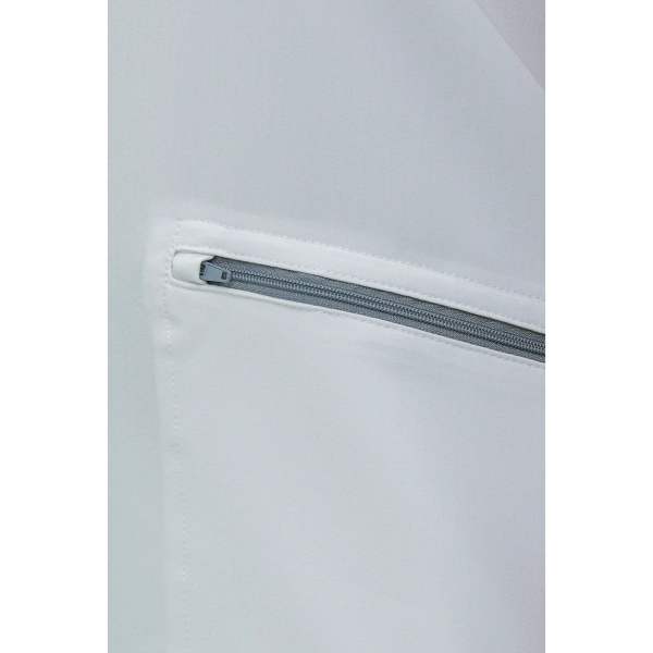 Costum medical alb optic de damă Elion