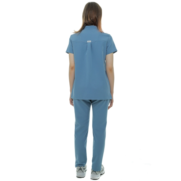 Costum medical bleu de damă Elion
