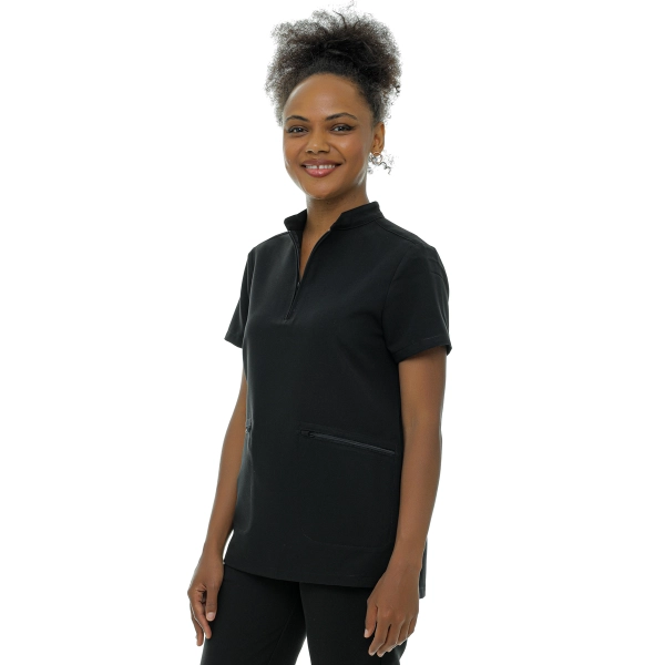 Costum medical  negru de damă Elion