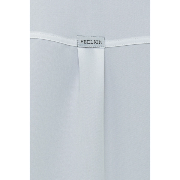 Bluză medicală alb optic de damă Elion