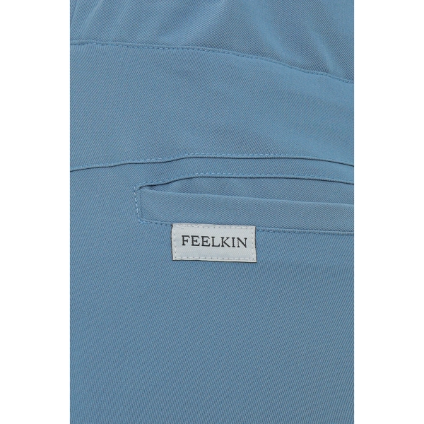 Pantaloni medicali bleu de damă Elion