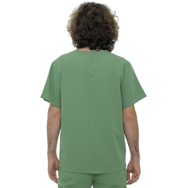 Bluză medicală verde bărbați Hess