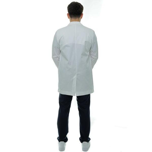 Halat de laborator alb bărbați Bovet