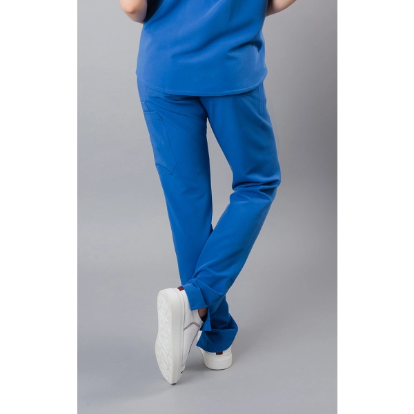 Pantaloni medicali albaștri de damă Chieu
