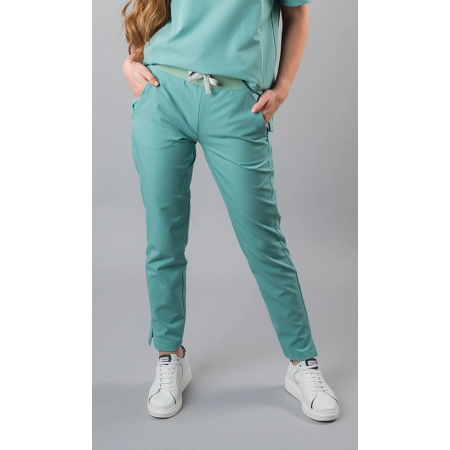 Pantaloni medicali verzi de damă Jex-Blake