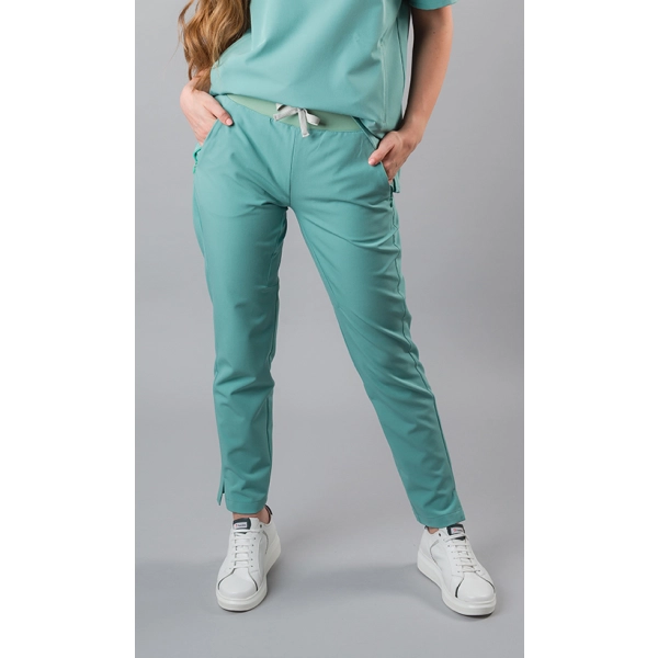 Pantaloni medicali verzi de damă Jex-Blake