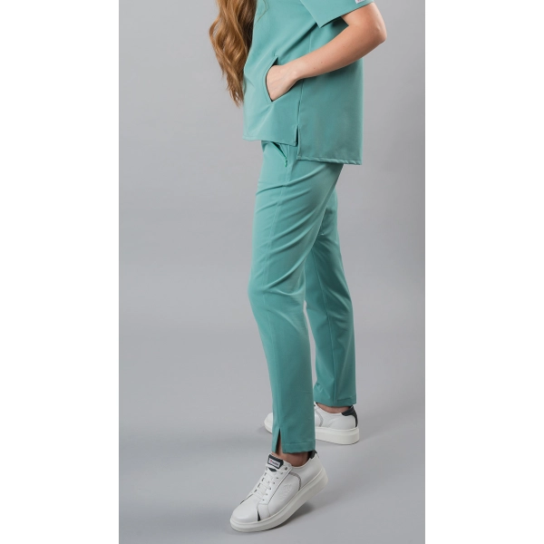 Pantaloni medicali verzi de damă Jex-Blake