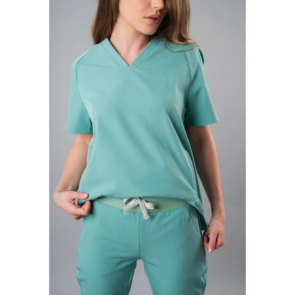 Pantaloni medicali verzi de damă Jex-Blake