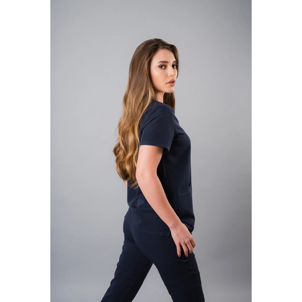 Costum medical bleumarin de damă Okami