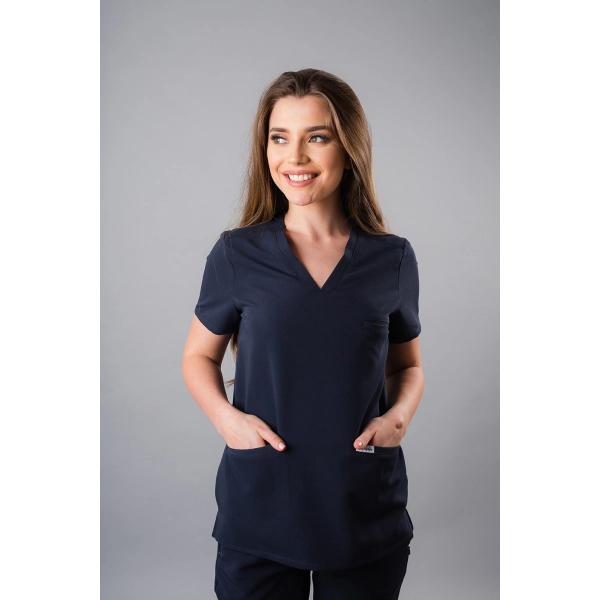 Costum medical bleumarin de damă Okami