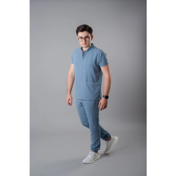Costum medical bleu bărbați Hunter