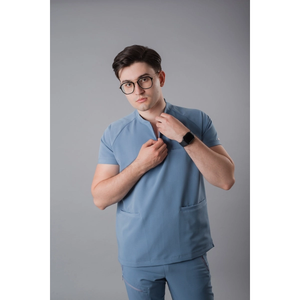 Costum medical bleu bărbați Hunter