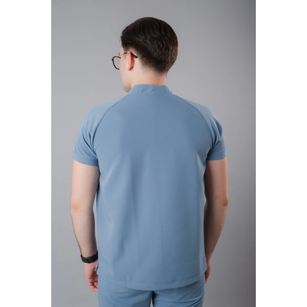 Costum medical bleu bărbați Hunter