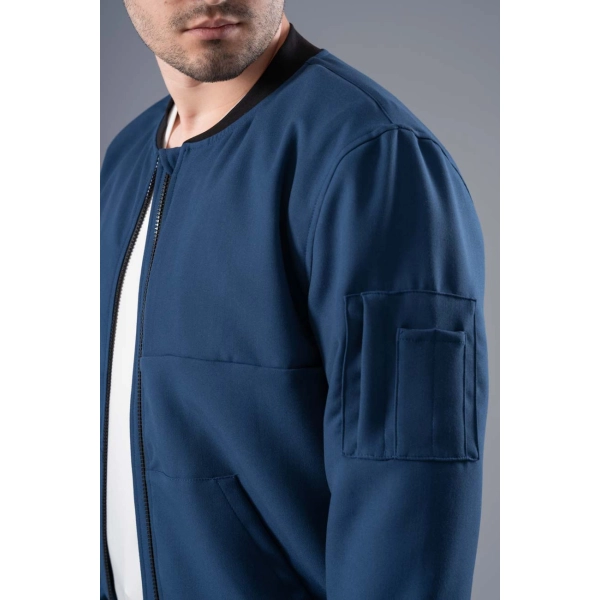 Jachetă Bomber medicală albastră bărbați