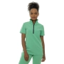 Bluză medicală verde crud de damă Leia thumbnail