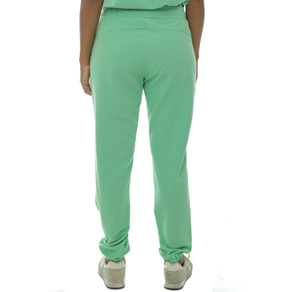 Pantaloni medicali verde crud de damă Leia