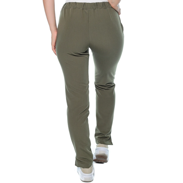 Pantaloni medicali kaki de damă Aslan