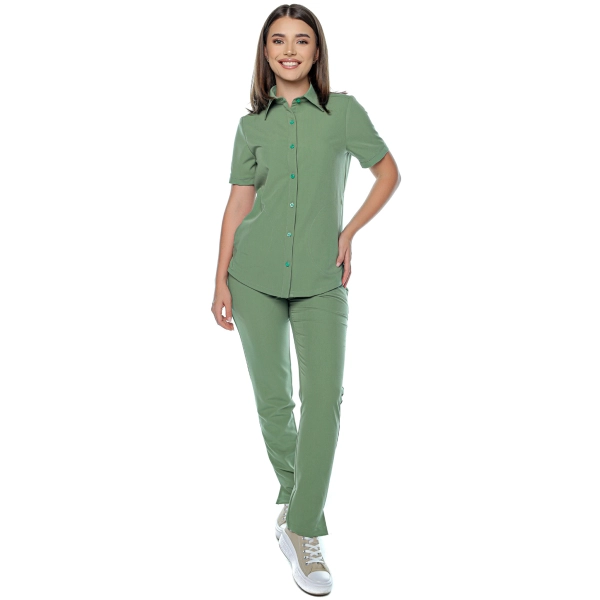 Costum medical verde de damă Aslan