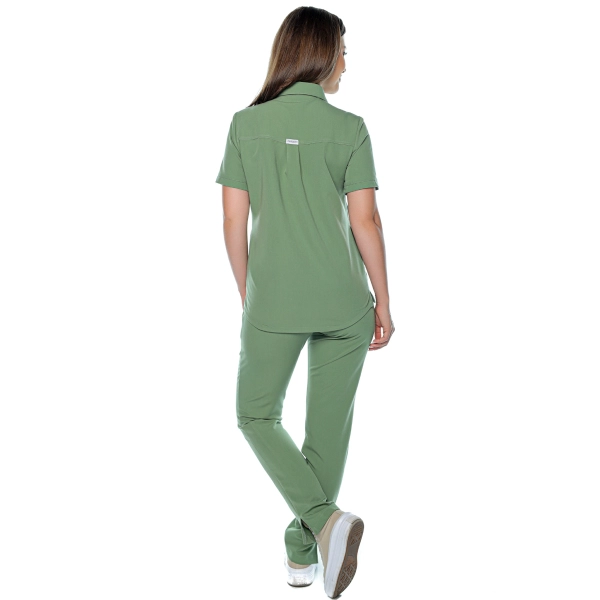 Costum medical verde de damă Aslan