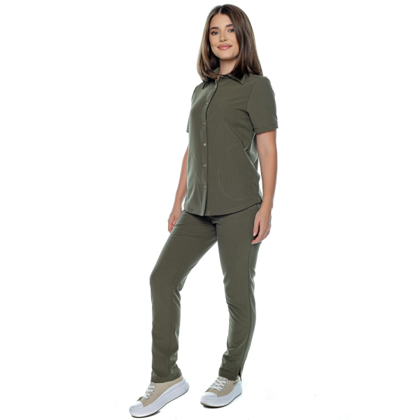 Costum medical kaki de damă Aslan