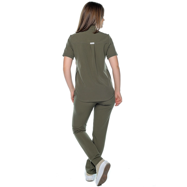 Costum medical kaki de damă Aslan