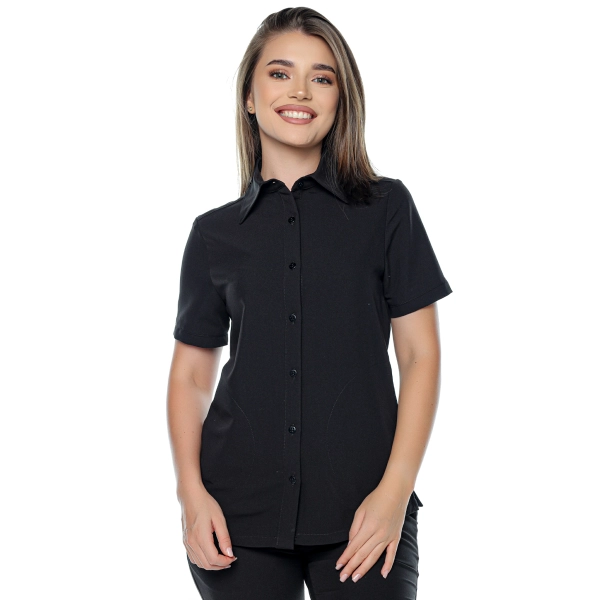 Costum medical negru de damă Aslan