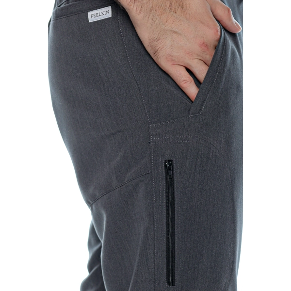 Pantaloni medicali gri bărbați Aslan