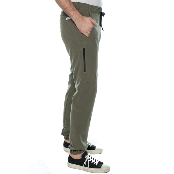 Pantaloni medicali kaki bărbați Aslan