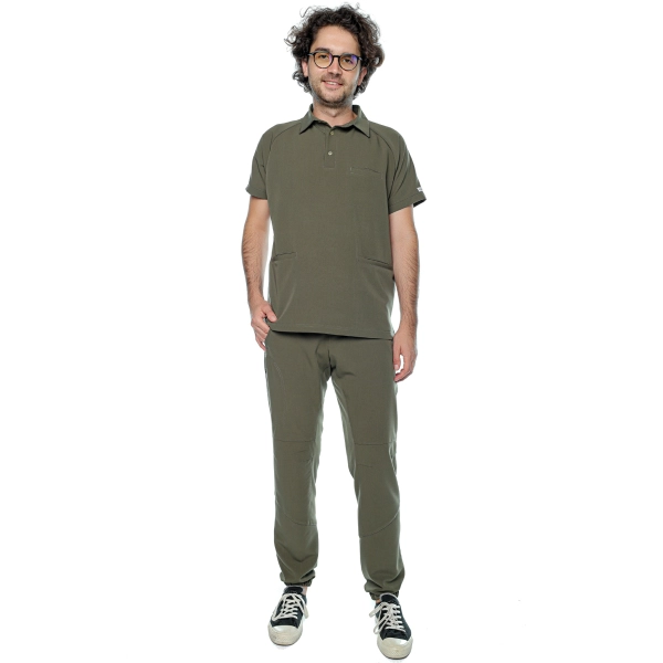 Costum medical kaki bărbați Aslan