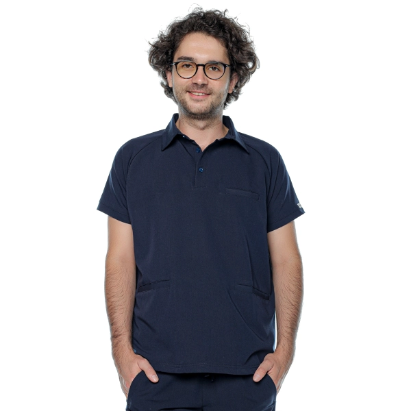 Costum medical bleumarin bărbați Aslan