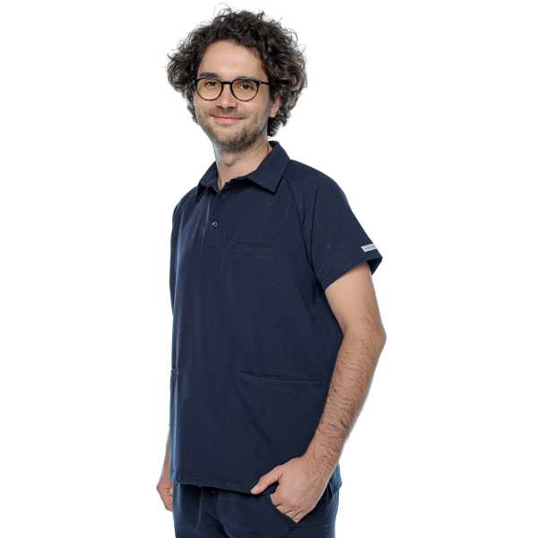 Costum medical bleumarin bărbați Aslan