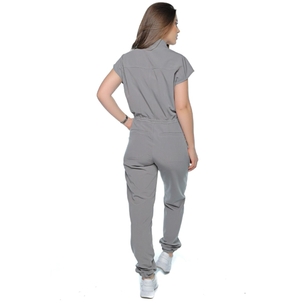Salopetă medicală gri de damă Loop